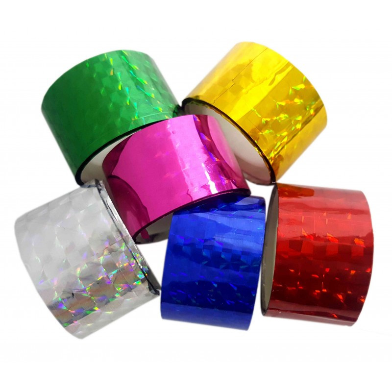 Banda adeziva, 24mm x 5m, cu sclipici, Colorarte Banda adeziva, 24mm x 5m, cu sclipici, Colorarte