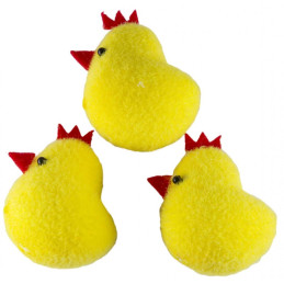 Accesorii creatie Colorarte plusate puisor, 3 bucati/set