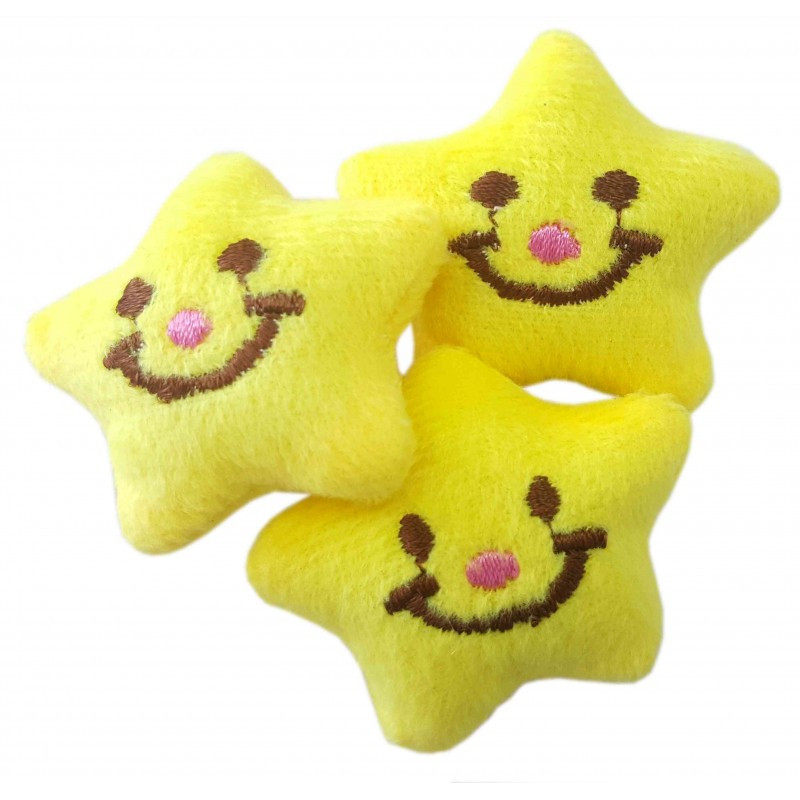 Accesorii creatie - stelute plusate, plusate, set 3 buc, Colorarte Accesorii creatie - stelute plusate, plusate, set 3 buc, Colorarte