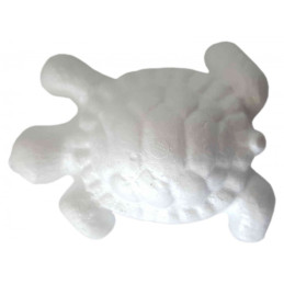 Accesorii creatie - polistiren - broasca testoasa, alb, set 1 buc, Colorarte