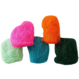 Accesorii creatie - sisal, diverse culori, set 15g, Colorarte