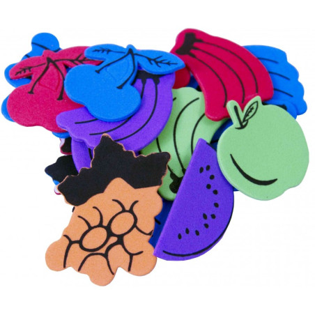 Abtibilduri - fructe, 8g, buretat, Colorarte, 3361