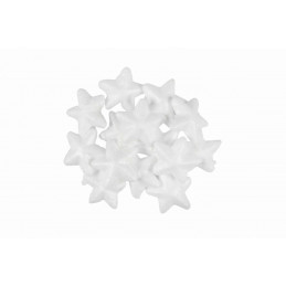 Accesorii creatie - polistiren - stea, alb, 3cm, set 16 buc, Colorarte