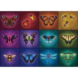 Puzzle Insecte Cu Aripi, 1000 Piese