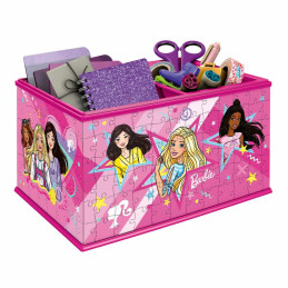 Ravensburger - Puzzle 3D cutie depozitare Barbie 216 piese