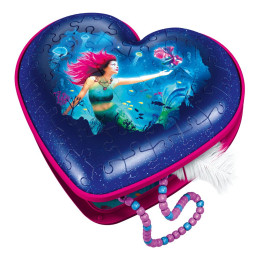 Ravensburger - Puzzle 3D cutie inima sirena 54 piese