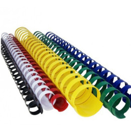 Inele plastic pentru indosariere Office Cover, 51mm, negru
