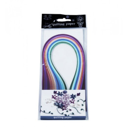 Hartie quilling, 0.5x39cm, diverse culori, intense, set 150-160 buc, CNX, YZ5216