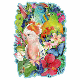 Ravensburger - Puzzle lemn pasari 300 piese