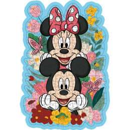 Ravensburger - Puzzle lemn Mickey si Minnie 300 piese