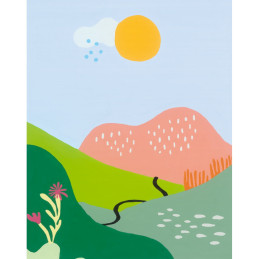 Ravensburger - Pictura pe numere munti