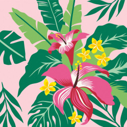 Ravensburger - Pictura pe numere plante tropicale