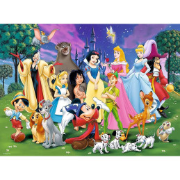 Puzzle Disney Personajele Preferate, 200 Piese