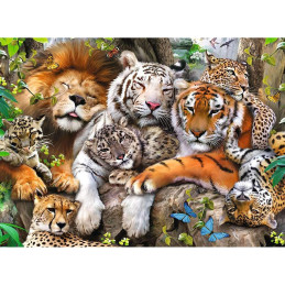 Puzzle Tigri, 200 Piese