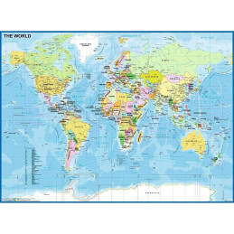 Puzzle Harta Lumii, 200 Piese