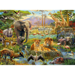 Puzzle Animale Din Savana, 200 Piese