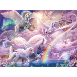 Puzzle Unicorni, 100 Piese
