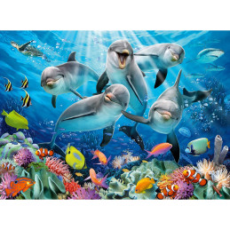 Puzzle Delfini, 500 Piese
