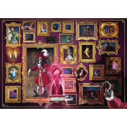 Puzzle Villainous Capitanul Hook, 1000 Piese