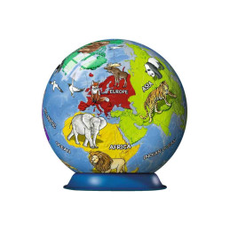 Puzzle 3D Globul Pamantesc, 72 Piese