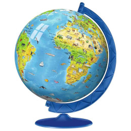 Puzzle 3D Copii - Globul Lumii, 180 Piese