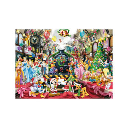 Puzzle Craciunul In Familia Disney, 1000 Piese