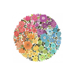 Puzzle Cerc Flori, 500 Piese