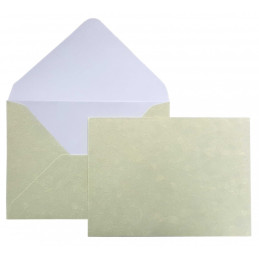 Plic color CNX, crem metalizat, 120g/mp, 130x180mm, autoadeziv, cu model, set 10 buc