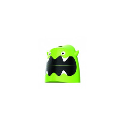 Ascutitoare electrica Eagle EG-5017, alimentare 4 baterii AA neincluse, 1 orificiu, 8mm, model monstru, plastic, verde