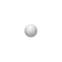 Accesorii creatie - polistiren HD - sfera, alb, 10cm, Colorarte