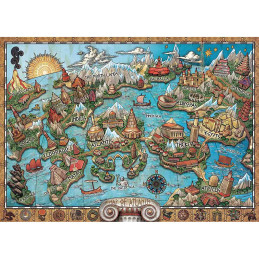 Puzzle Atlantida, 1000 Piese