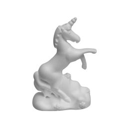 Accesorii creatie - polistiren HD - unicorn, alb, 12x18x7cm, Colorarte