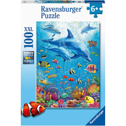 kidsmagicstore.ro|Puzzle Delfini Si Pesti, 100 Piese68,70 lei61,83 leiRavensburgerNoutati4005556128891