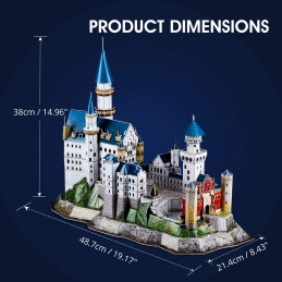 kidsmagicstore.ro|Cubic Fun - Puzzle 3D Led Castelul Neuschwanstein 128 Piese174,59 lei157,13 leiCubic FunNoutati6944588205102