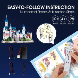kidsmagicstore.ro|Cubic Fun - Puzzle 3D Led Castelul Neuschwanstein 128 Piese174,59 lei157,13 leiCubic FunNoutati6944588205102