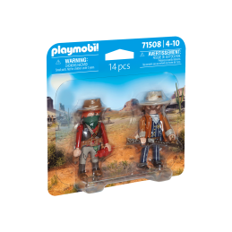 Playmobil-SET 2 FIGURINE BANDIT SI SERIF