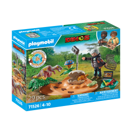 Playmobil-CUIB DE STEGOSAURUS SI HOT DE OUA