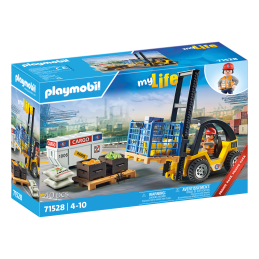Playmobil-STIVUITOR CU MARFA