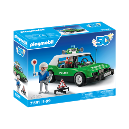 Playmobil-MASINUTA CLASICA DE POLITIE