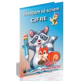 Caiet de scriere Cifre Invatam sa scriem