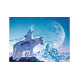Puzzle Lupi La Apus, 1500 Piese