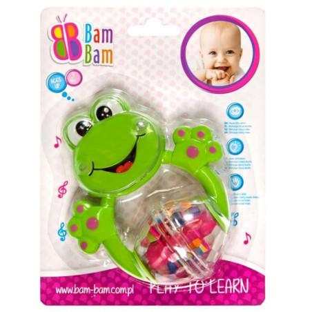 kidsmagicstore.ro|Jucarie bebelusi zornaitoare - broscuta - Bam Bam 359927, 3+ luni25,64 lei23,08 leiBamBamFara stoc5902012789070
