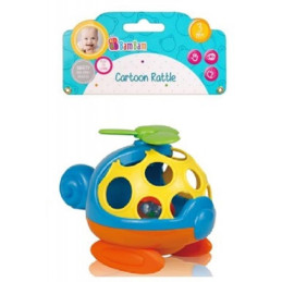 Jucarie bebelusi zornaitoare - elicopter - Bam Bam 411148, 3+ luni