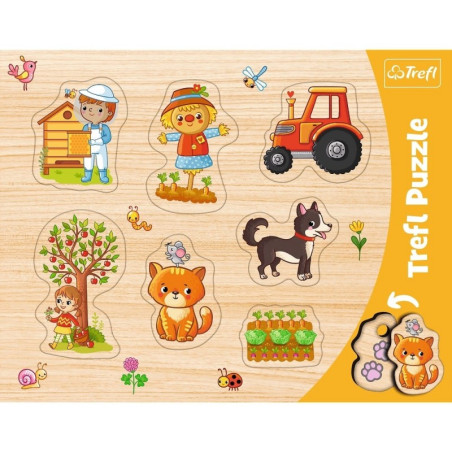 kidsmagicstore.ro|Puzzle carton 7 piese Trefl Viata la ferma, 31306 / 448081, 3+ ani32,41 lei29,17 leiTreflFara stoc5900511313062
