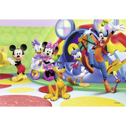 Puzzle Minnie, Mickey Si Prietenii, 2X12 Piese