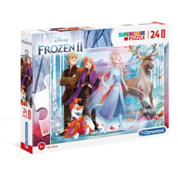 kidsmagicstore.ro|Puzzle carton 24 piese Clementoni Supercolor Maxi - Frozen - in the wood, 28513, 3+ ani56,27 lei50,64 leiClementoniFara stoc8005125285136