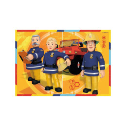 Puzzle Pompierul Sam, 2X12 Piese
