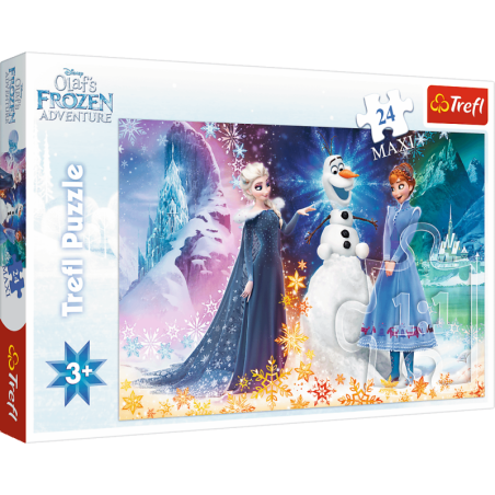 kidsmagicstore.ro|Puzzle carton 24 piese Trefl Maxi - Frozen - in the starlight, 14265 / 408623, 3+ ani47,28 lei42,55 leiTreflFara stoc5900511142655