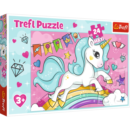 kidsmagicstore.ro|Puzzle carton 24 piese Trefl Maxi - Sweet Unicorn, 14302 / 436751, 3+ ani47,23 lei42,51 leiTreflFara stoc5900511143027