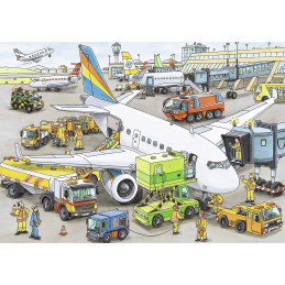 Puzzle Aeroport Ocupat, 35 Piese